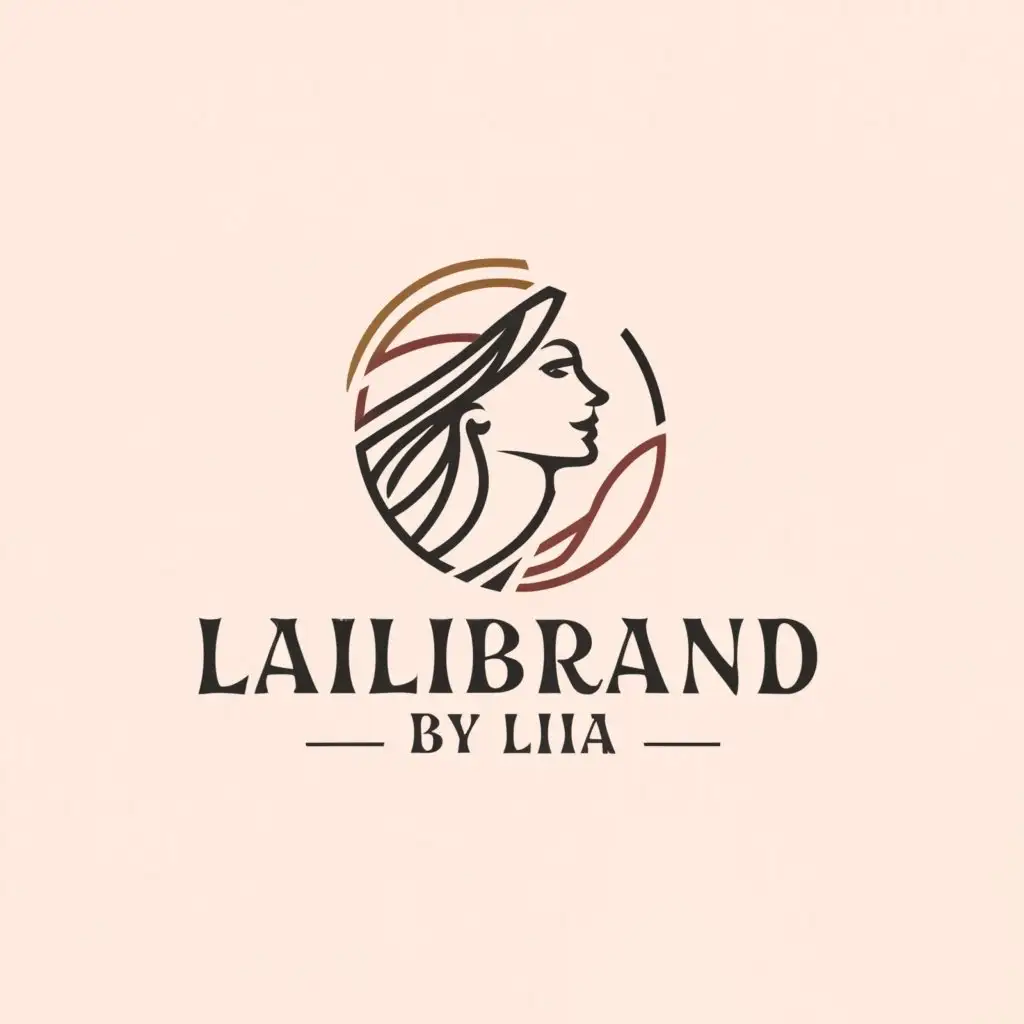 a logo design,with the text "Lailibrand by lia", main symbol:women beauty,Moderate,be used in Beauty Spa industry,clear background