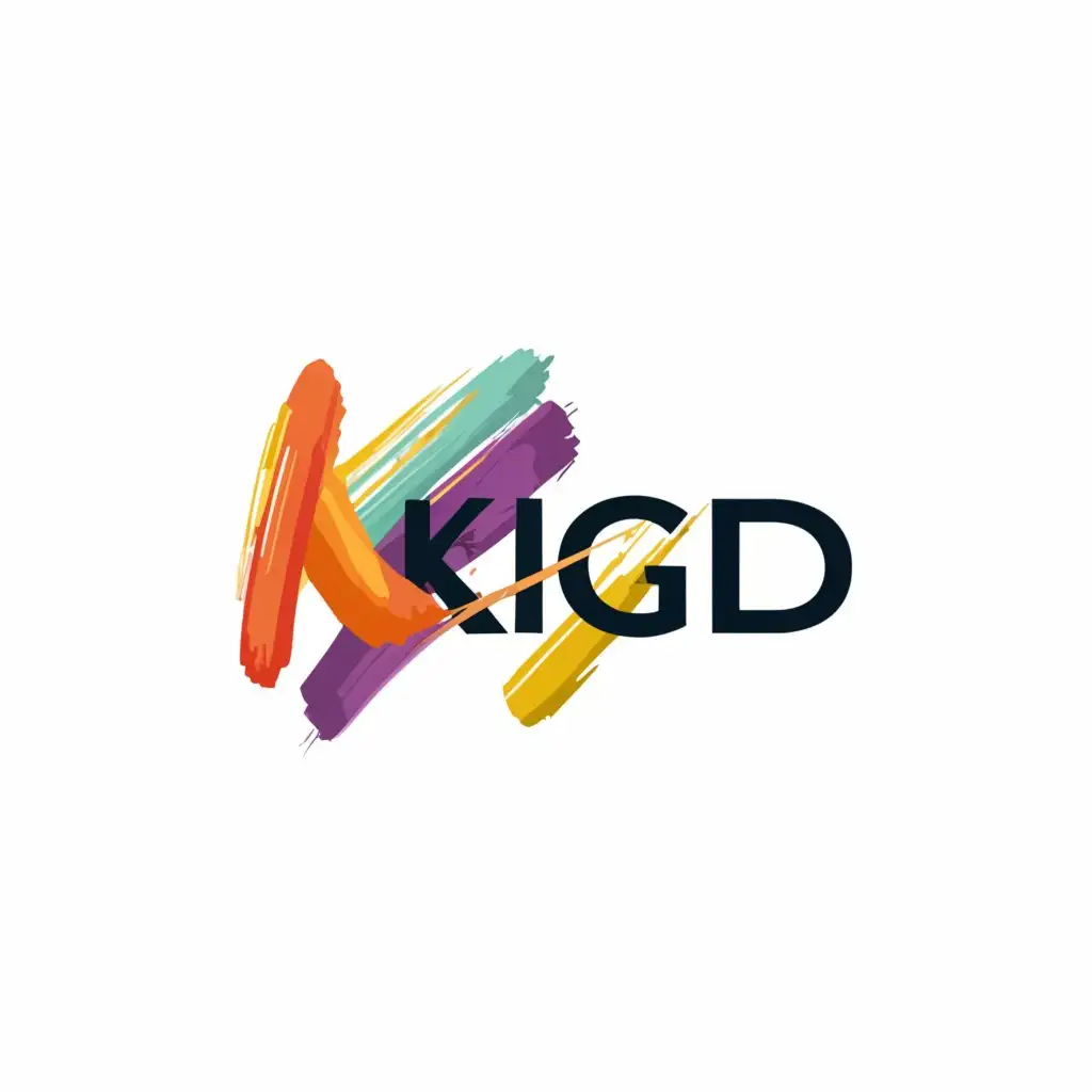 a logo design,with the text "KSiGD", main symbol:Brush,Moderate,be used in Others industry,clear background