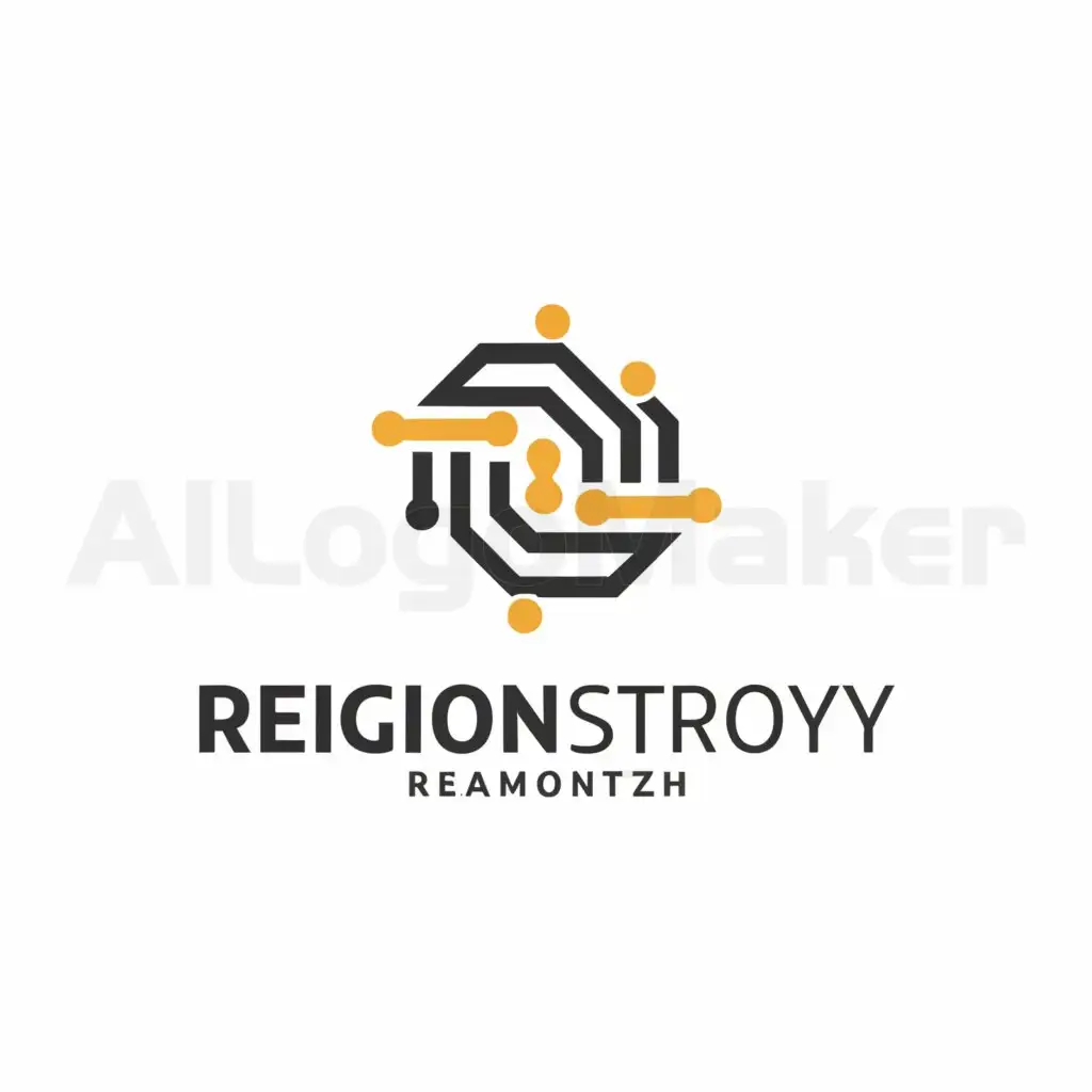 a logo design,with the text "Regionstroyremontazh", main symbol:networks,Minimalistic,be used in Construction industry,clear background