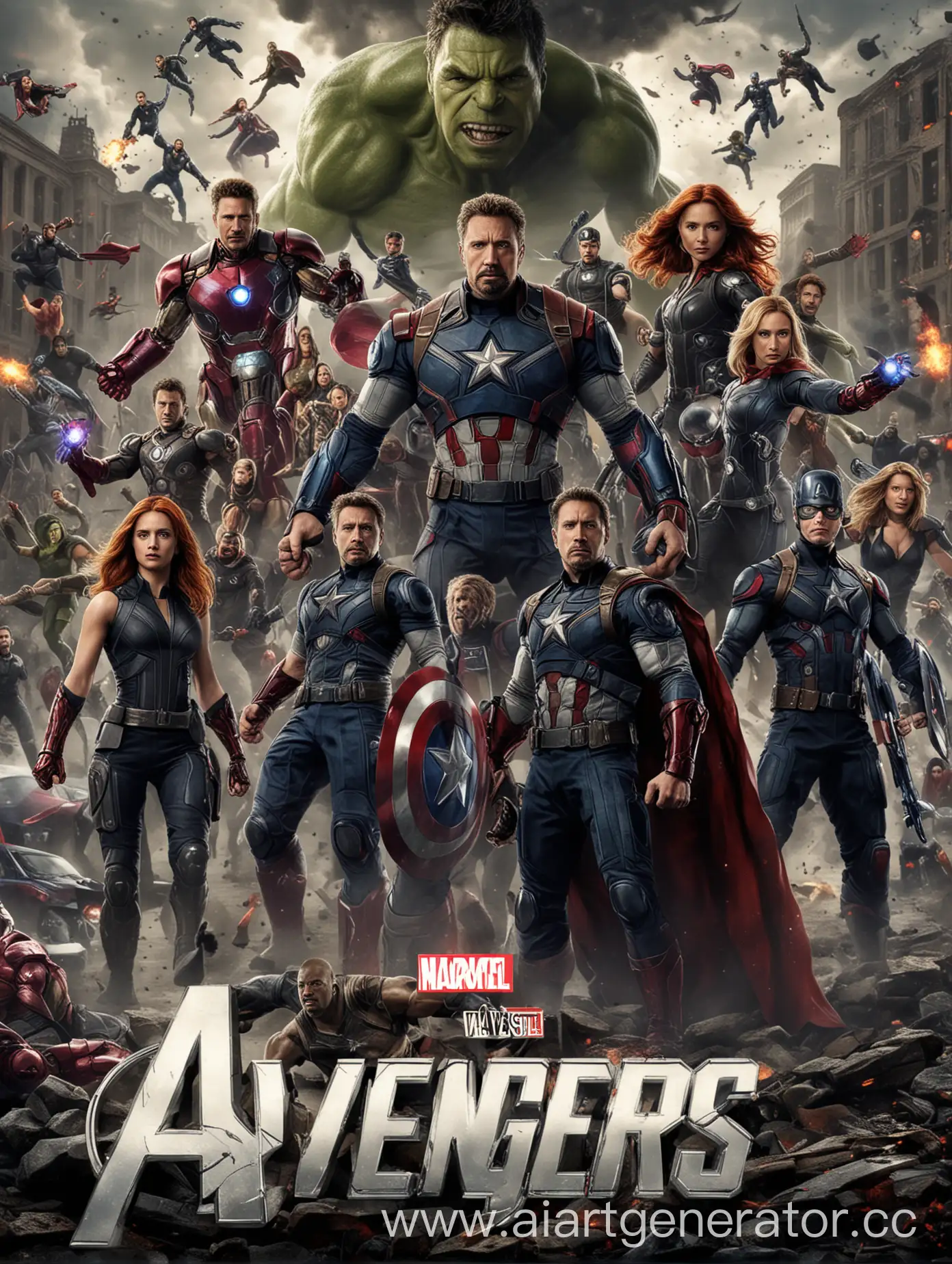 Avengers-Five-Poster-Unique-Assembly-of-Heroes-for-Epic-New-Adventure