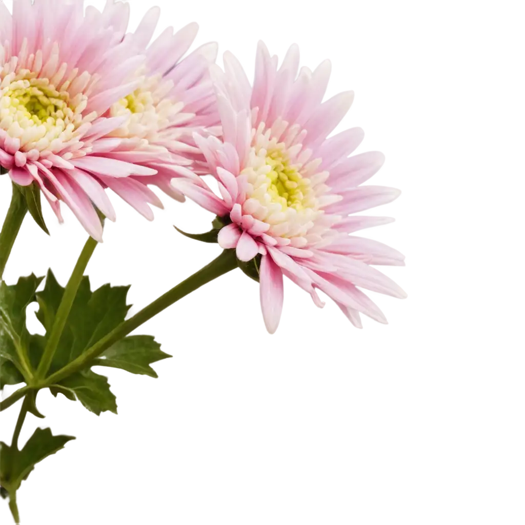 Stunning-PNG-CloseUp-of-Chrysanthemum-Flower-Exquisite-Detail-and-Vibrant-Colors