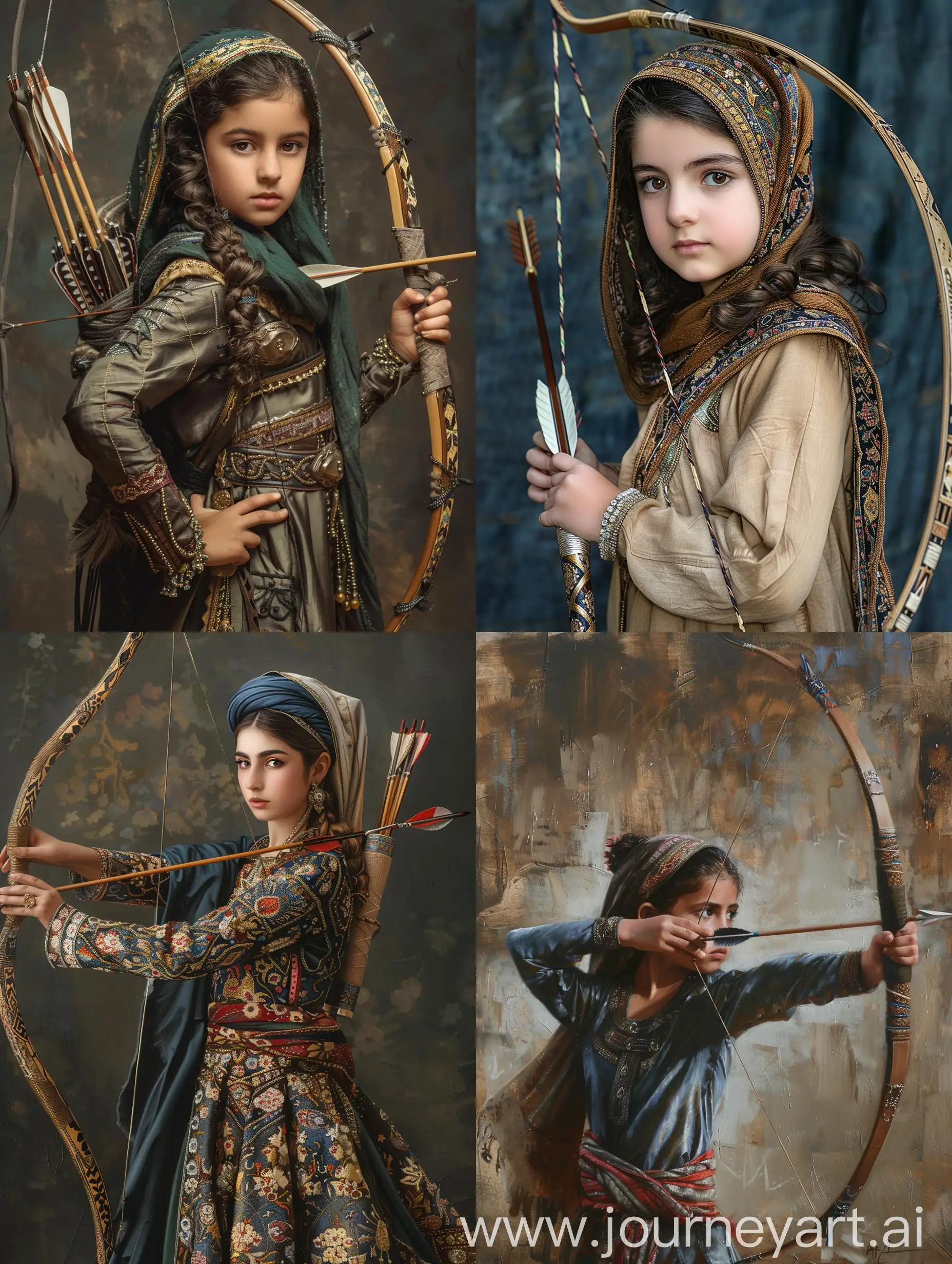 Iranian archer daughter