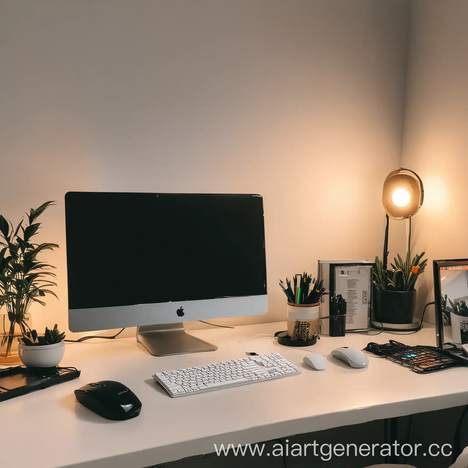 Bloggers-Office-Background-with-Vibrant-RGB-Backlighting