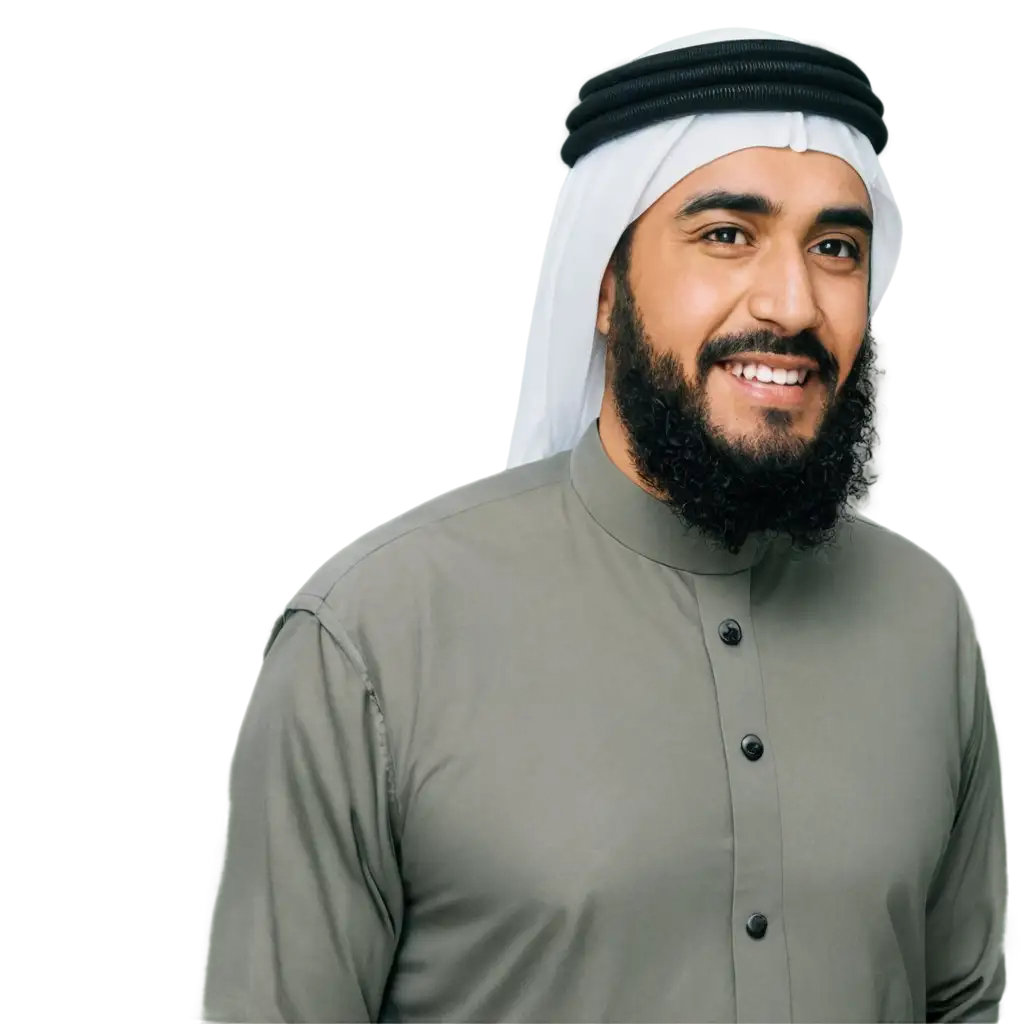 Exquisite-Sheikh-Masan-Arabic-Portrait-Elevate-Your-Online-Presence-with-a-HighQuality-PNG-Image