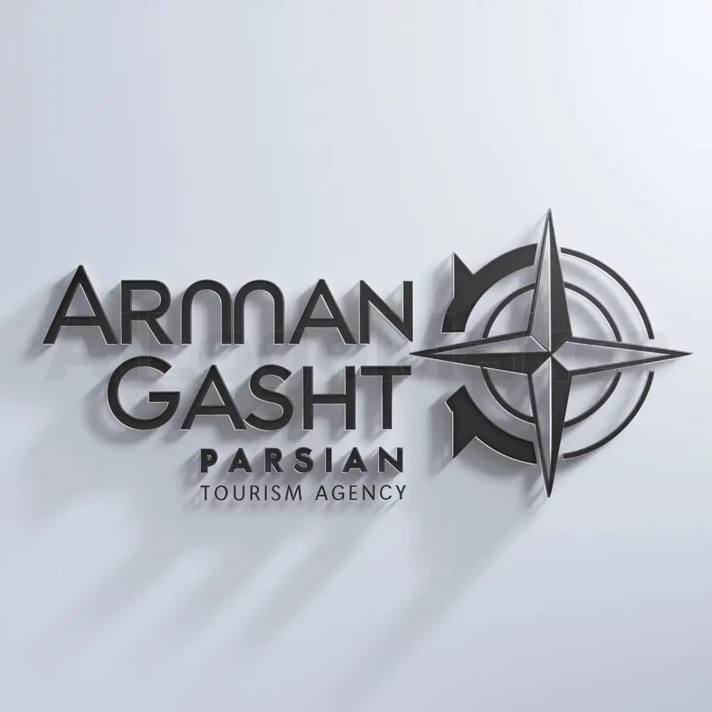 a logo design,with the text "Arman Gasht Parsian", main symbol:Tourism agency,Moderate,clear background