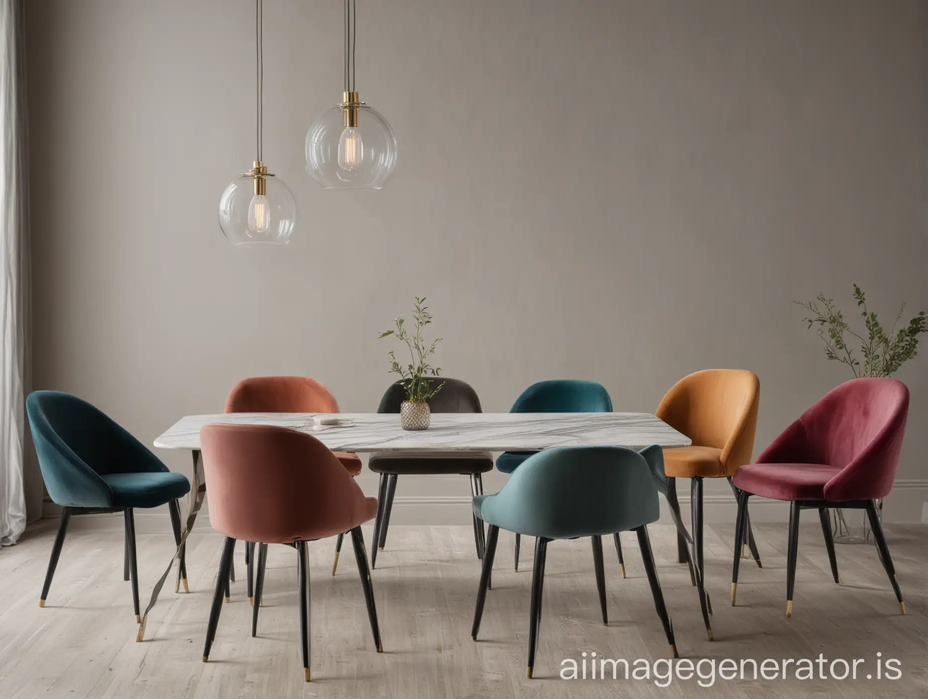 Variety-of-Velvet-Dining-Chairs-in-Different-Colors