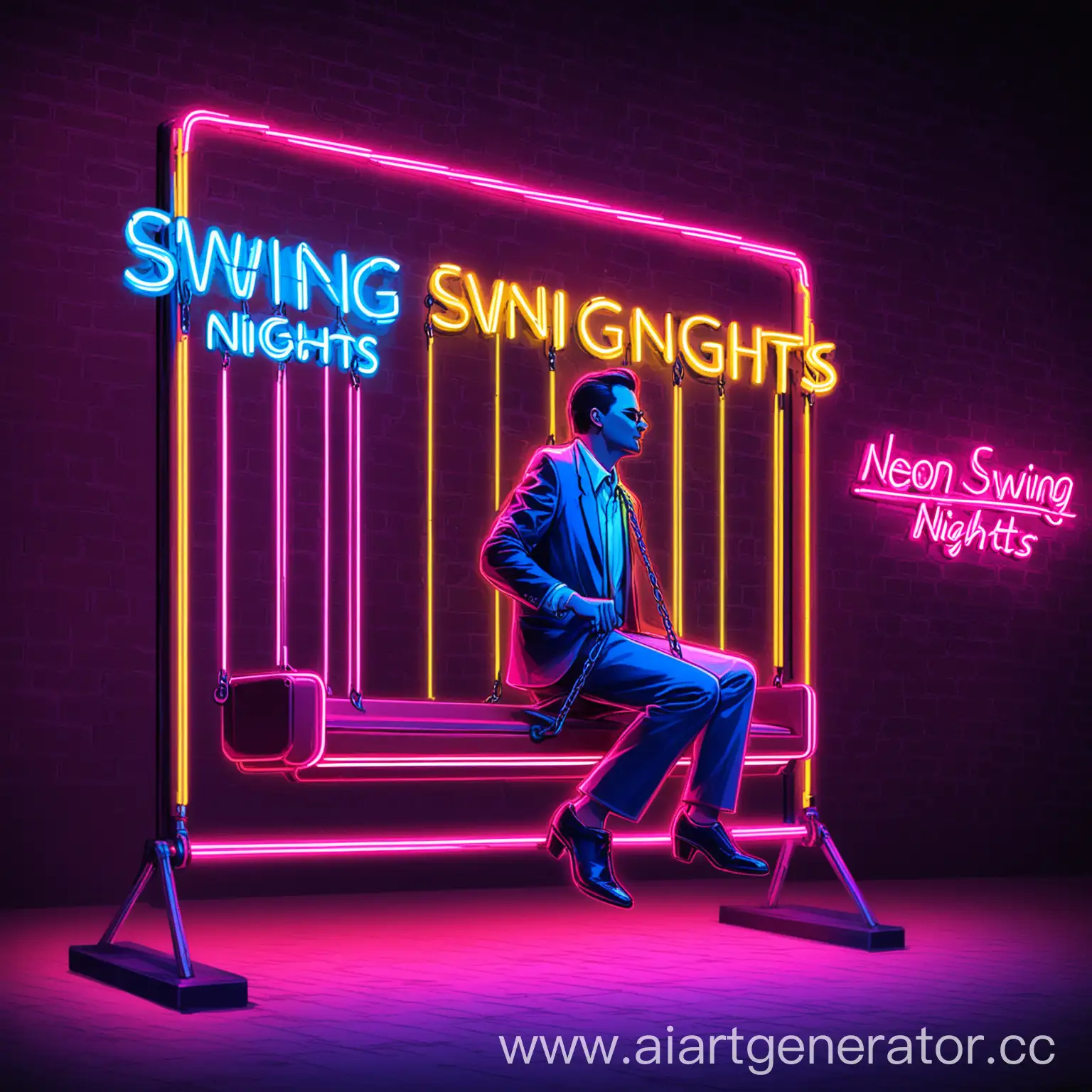 Text (Neon Swing Nights)