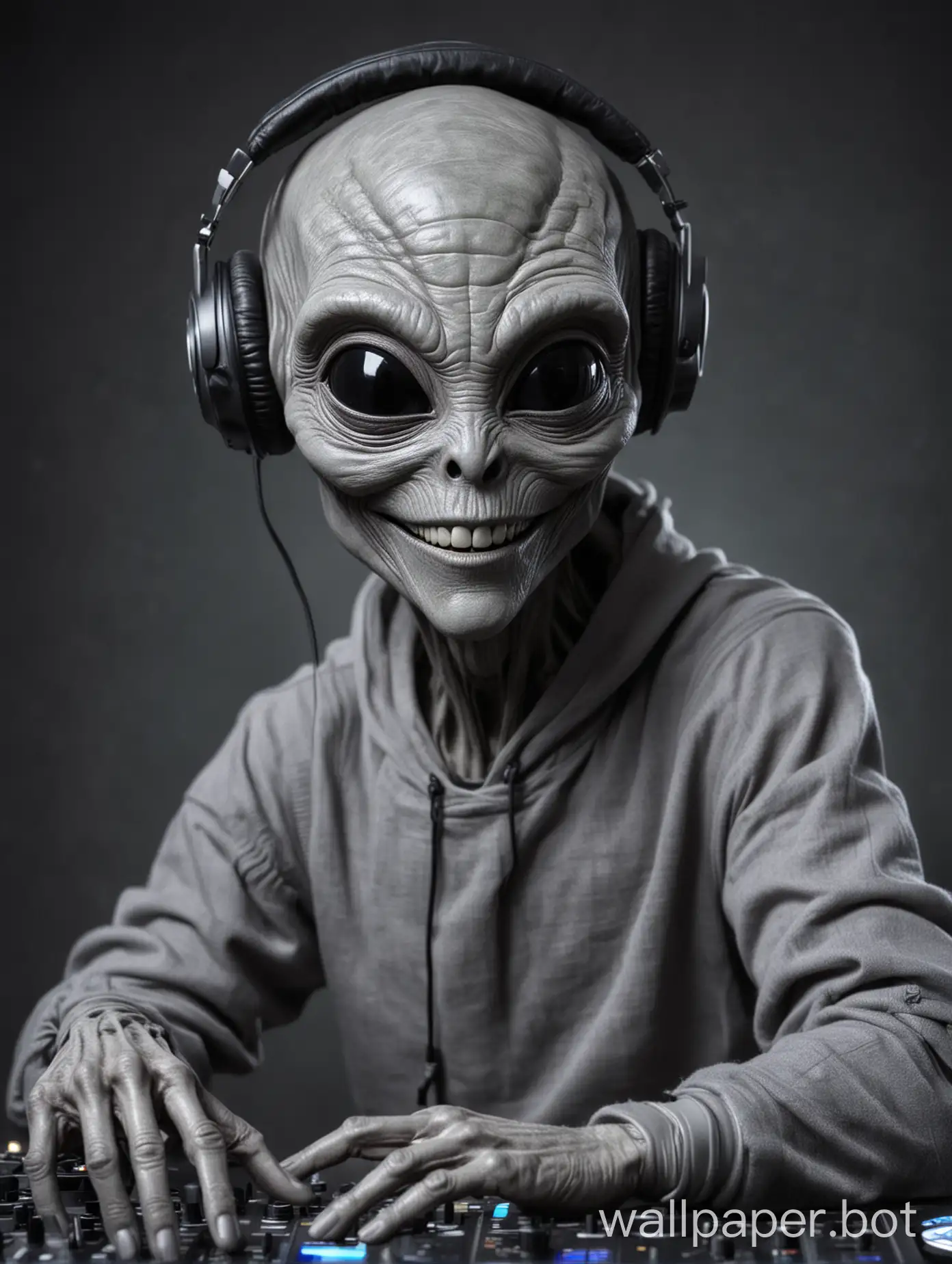 Smiling-Grey-Alien-DJ-with-Headphones