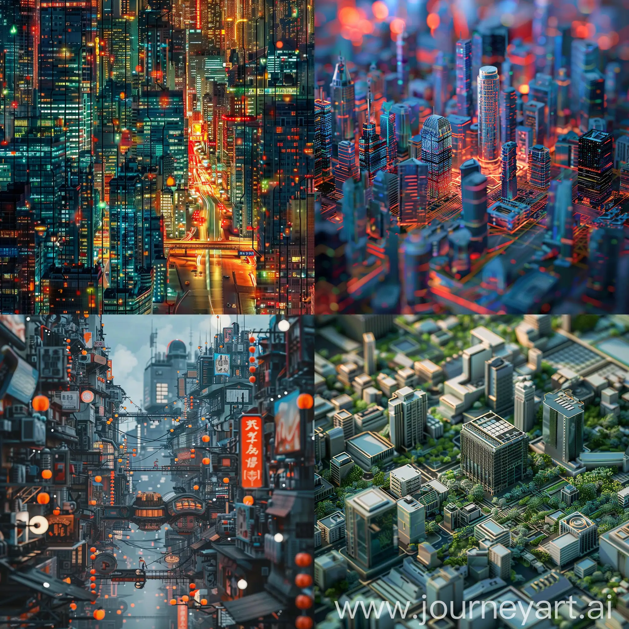 Digitized-Cityscape-with-Futuristic-Architecture-and-Virtual-Reality-Elements