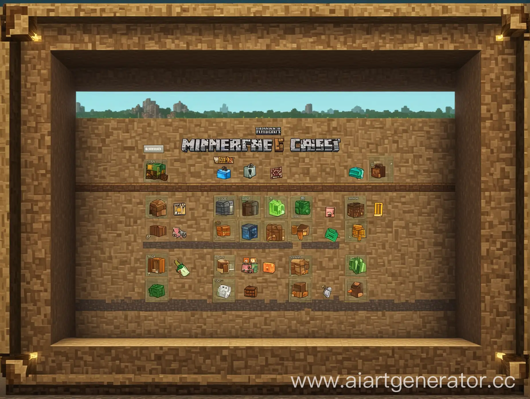Exploring-Minecraft-Interface-Opening-Cases
