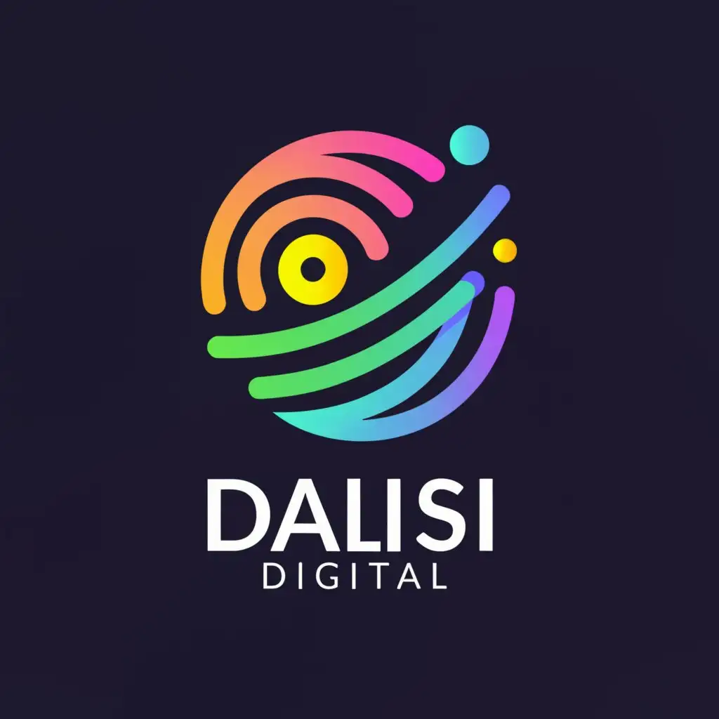 a logo design,with the text "Dailisi Digital", main symbol:WebDesign site,Moderate,be used in Technology industry,clear background