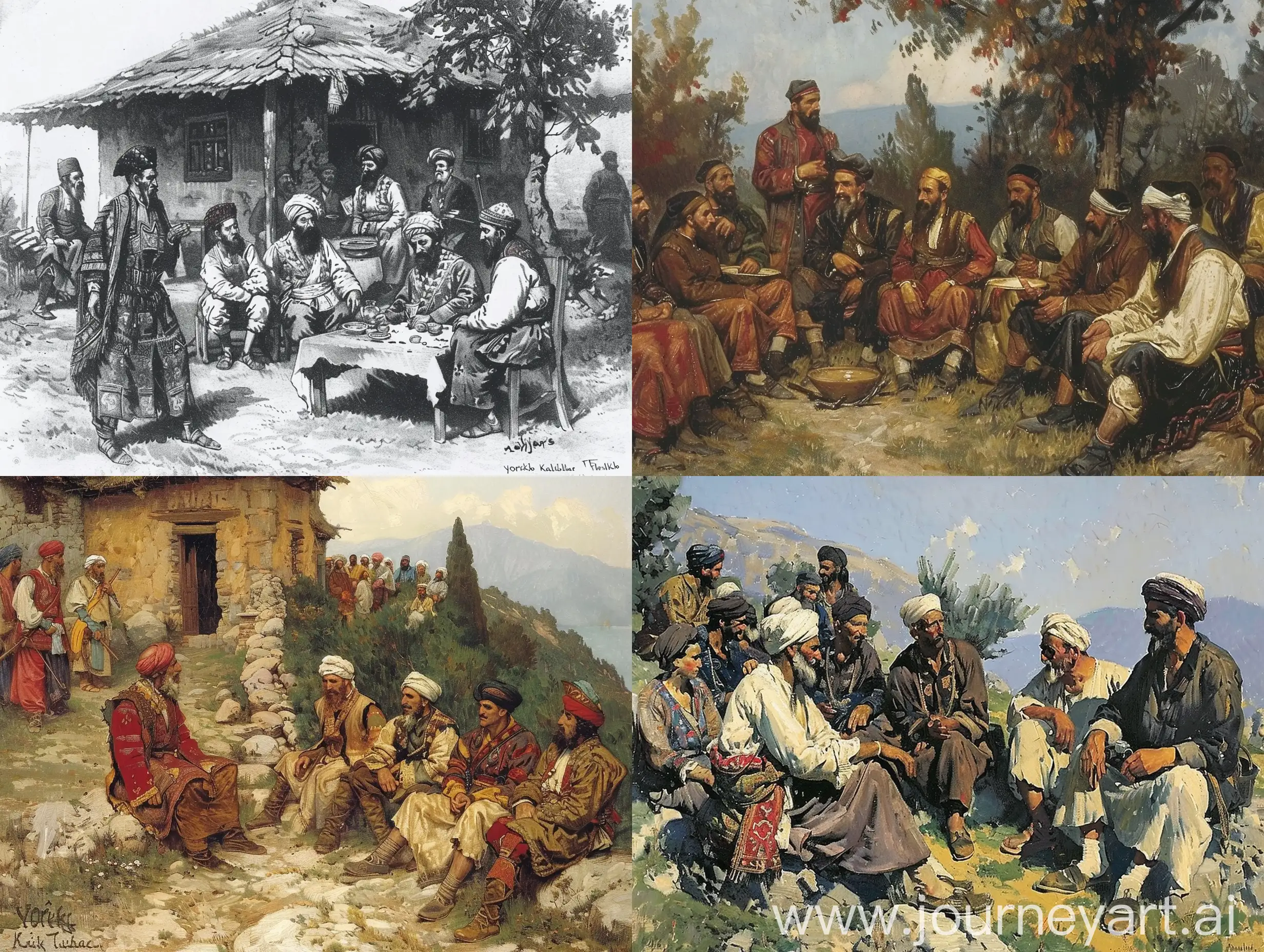 In 1911, Yoruks constituted a significant part of the population of Macedonia and Thrace and had settled in these regions since the 14th century. An earlier branch of the Yoruks, the Kailar or Kayılar Turks, was one of the first settlements in Europe. 