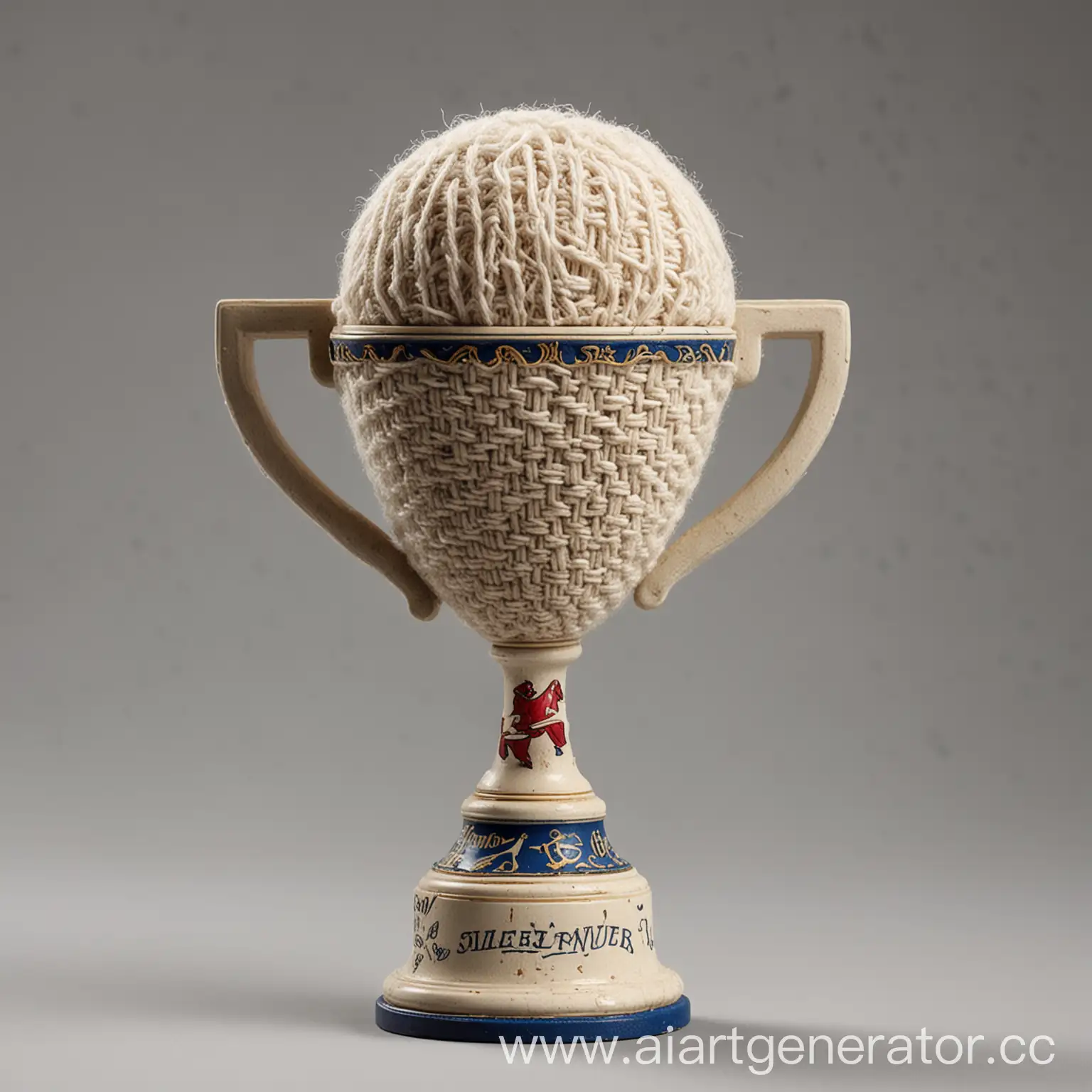Woolen-Ball-Victory-Cup-Symbol-of-Triumph-and-Achievement