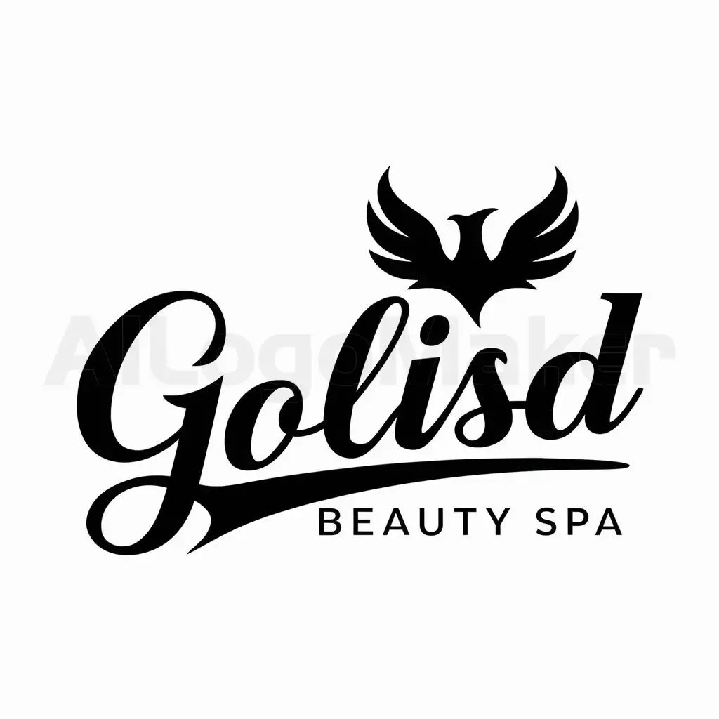 LOGO-Design-For-GolisD-Phoenix-Symbol-for-Beauty-Spa-Industry