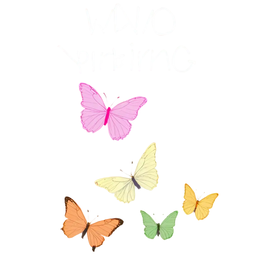 Create-a-Vibrant-PNG-Image-of-Word-and-Spring-Color-with-Butterflies