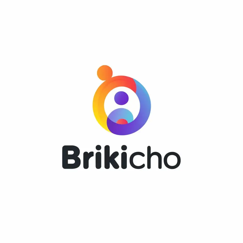 a logo design,with the text "BRIKICHO", main symbol:people,Moderate,be used in Others industry,clear background