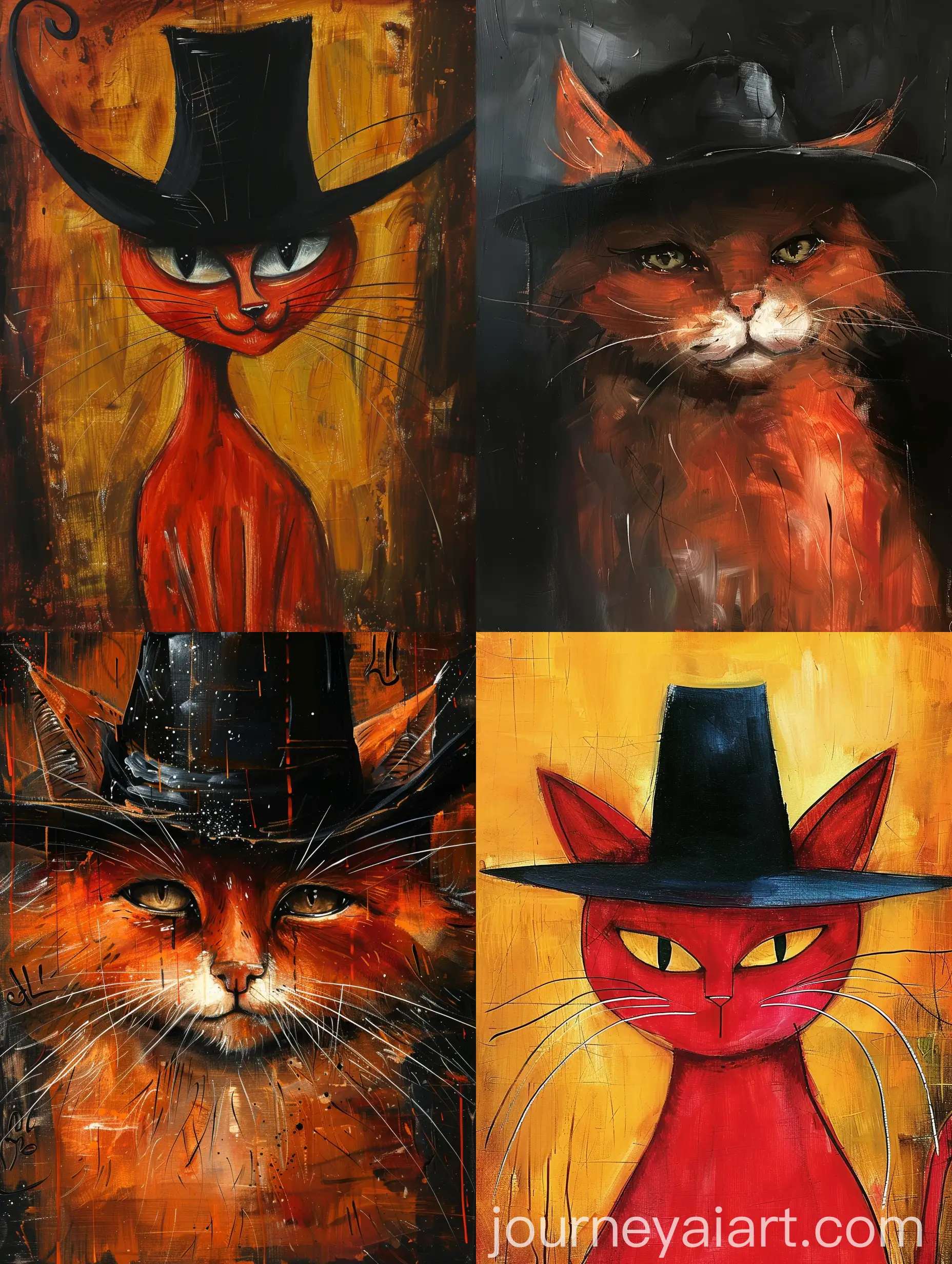 Red-Cat-Wearing-a-Black-Hat