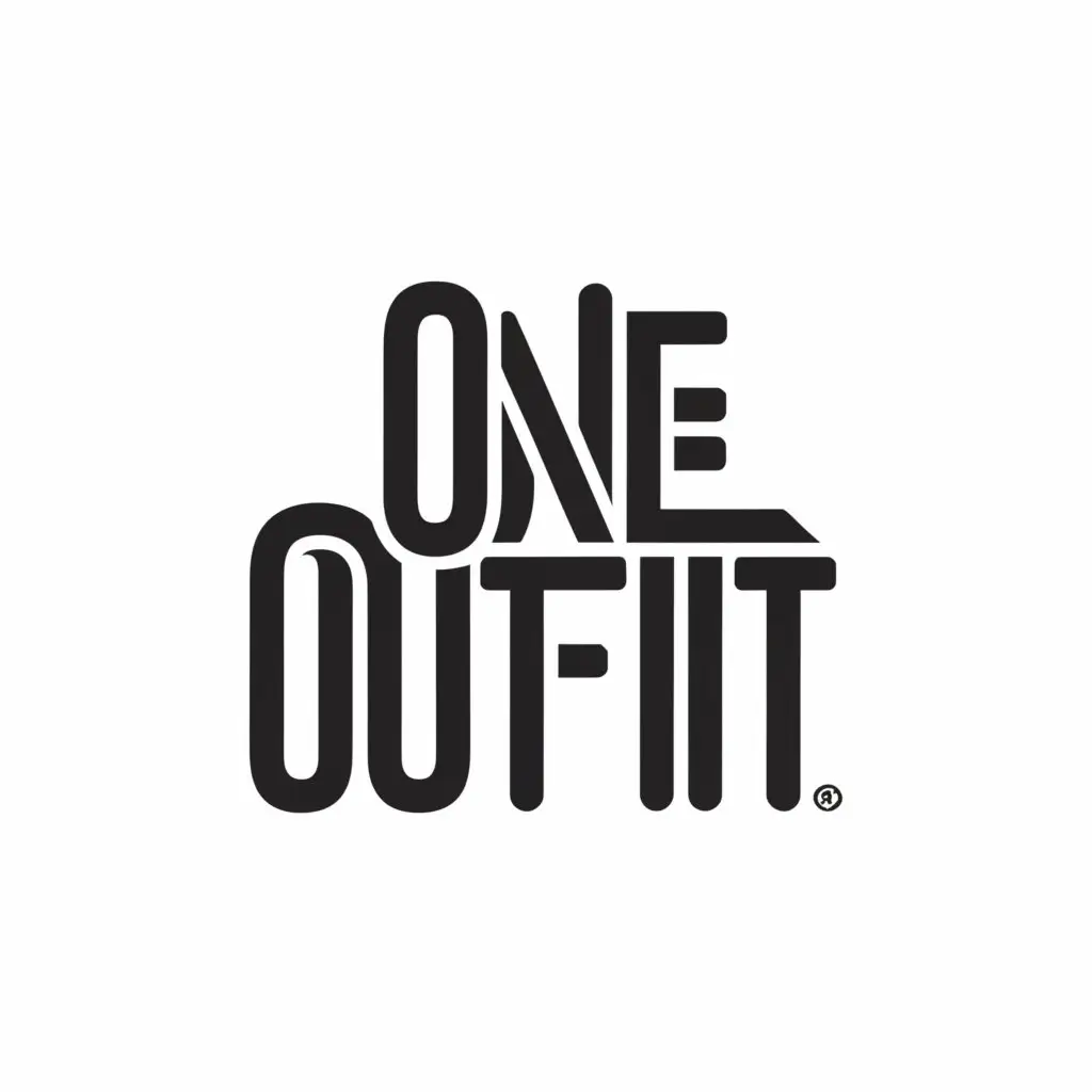 LOGO Design For OneOutfit Stylish Pant Icon for Retail Brand Identity ...