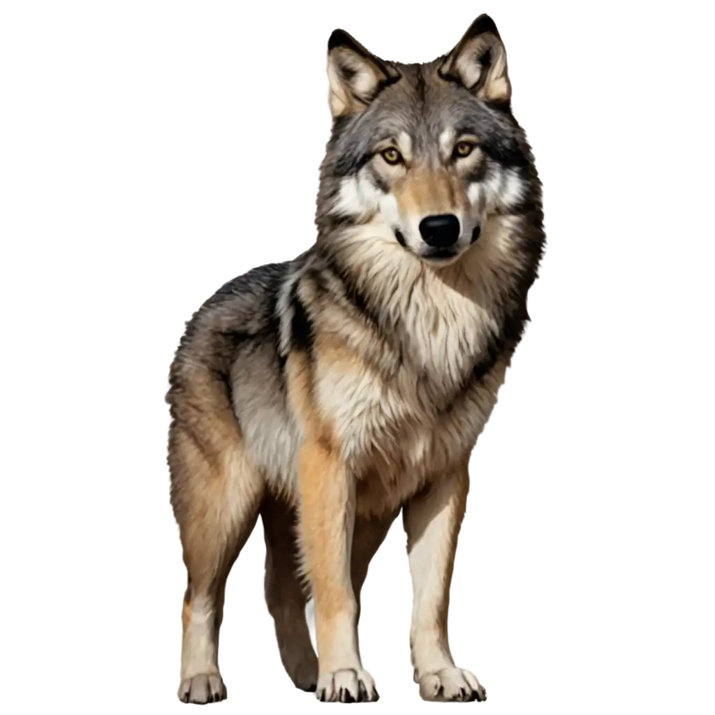 realistic scary wolf png