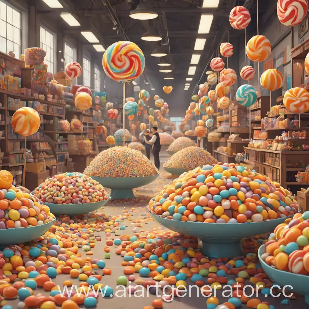 Colorful-Cartoon-Candy-Factory-Production