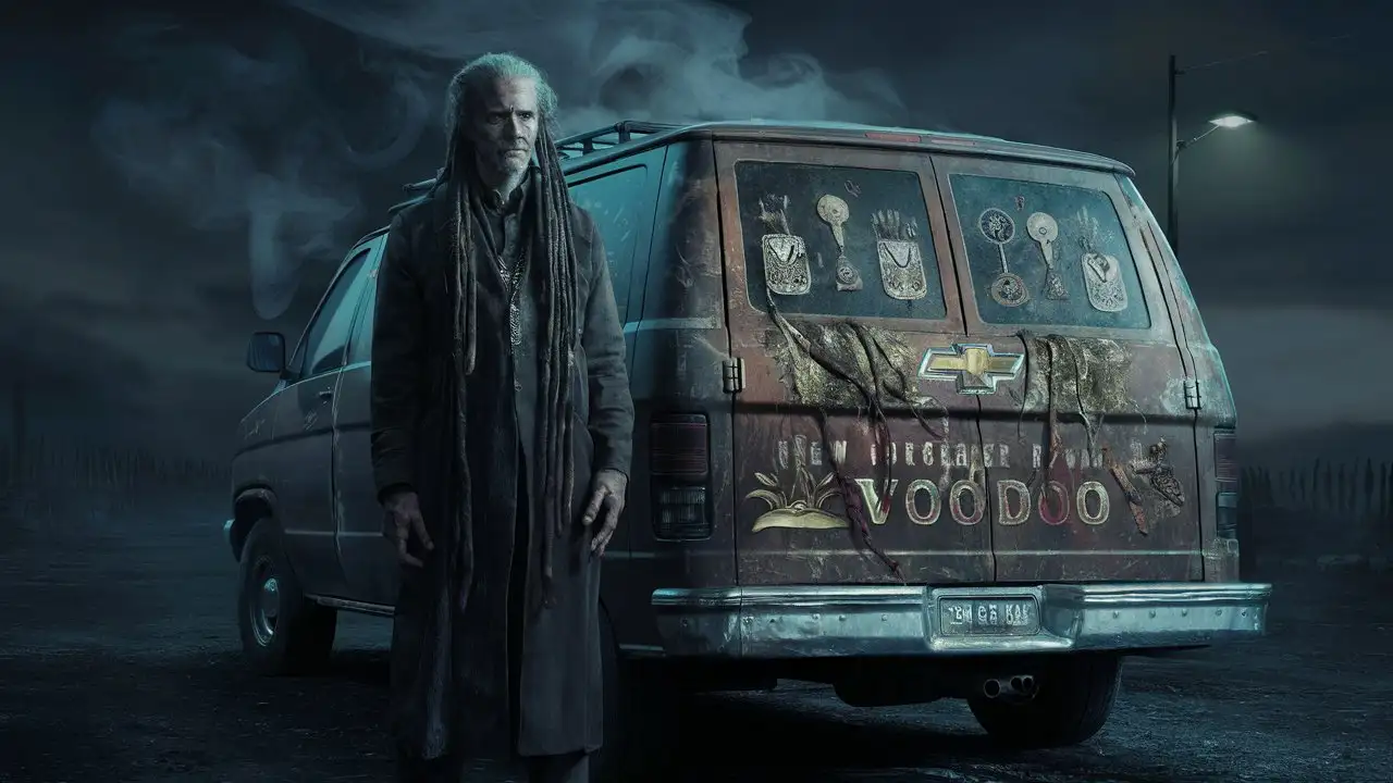 Exiled Voodoo Sorcerer Practices Rituals from Chevy Van
