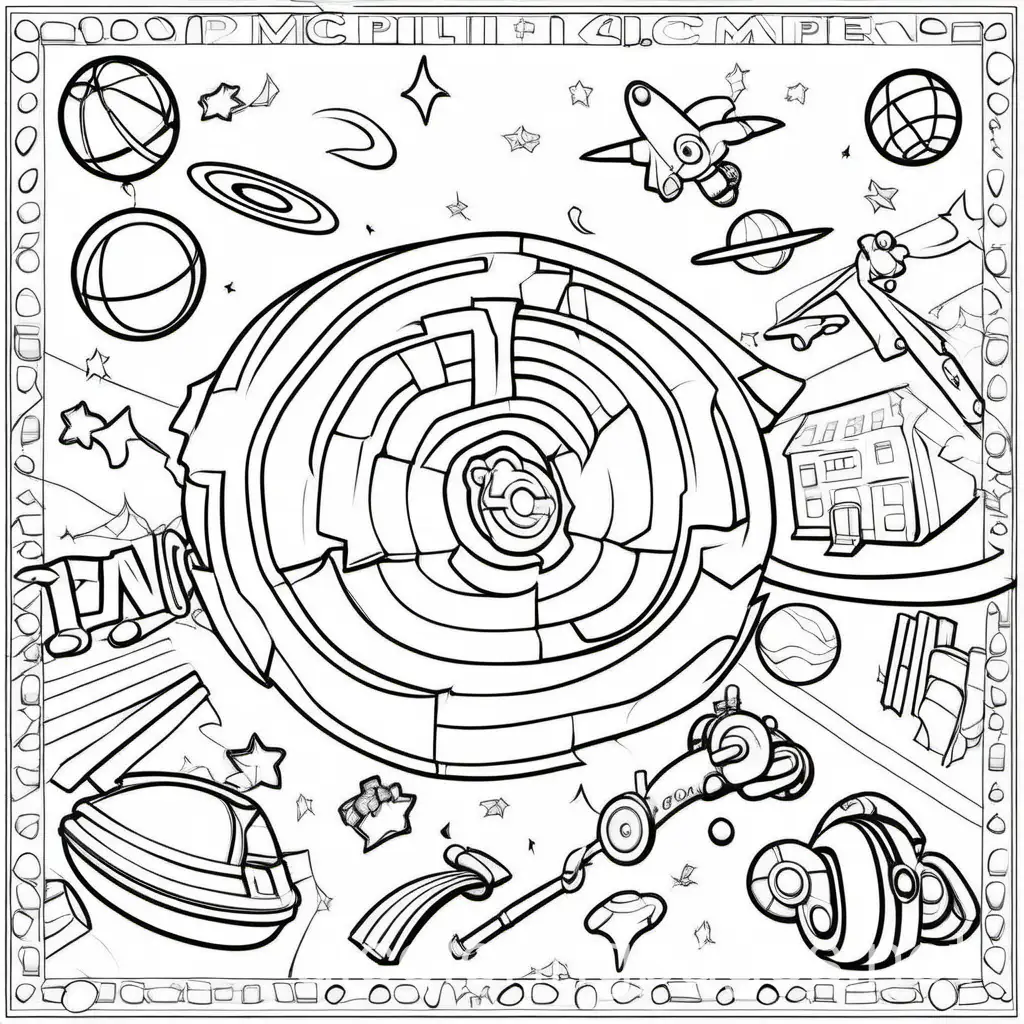 Mpc live  2, Coloring Page, black and white, line art, white background, Simplicity, Ample White Space. The background of the coloring page is plain white to make it easy for young children to color within the lines. The outlines of all the subjects are easy to distinguish, making it simple for kids to color without too much difficulty