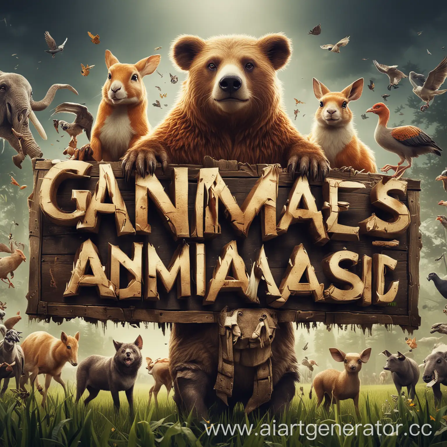 пк игры про животных рекламный баннер