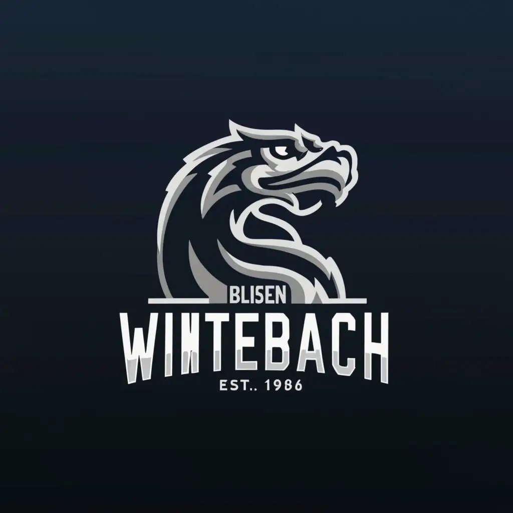 a logo design,with the text "Sg Bliesen Winterbach", main symbol:Comodo Dragon,Moderate,be used in Sports Fitness industry,clear background