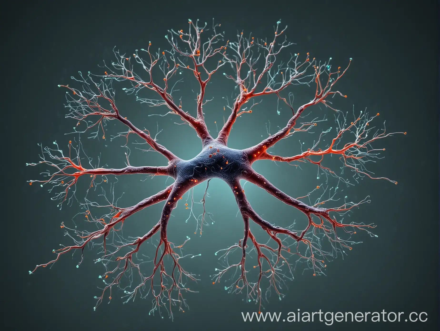 a beautiful brain neuron