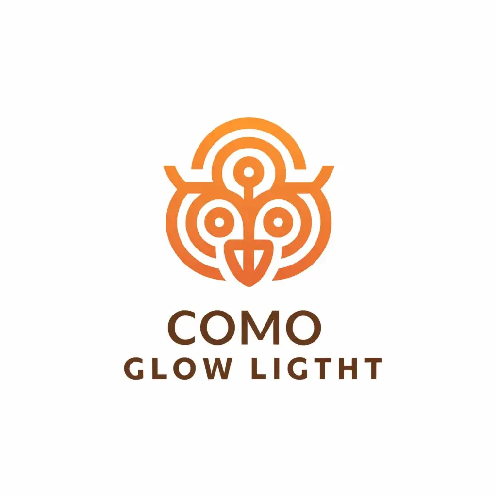 a logo design,with the text "COSMO
GLOW LIGHT
PAPAYA", main symbol:african motif,Moderate,be used in Others industry,clear background