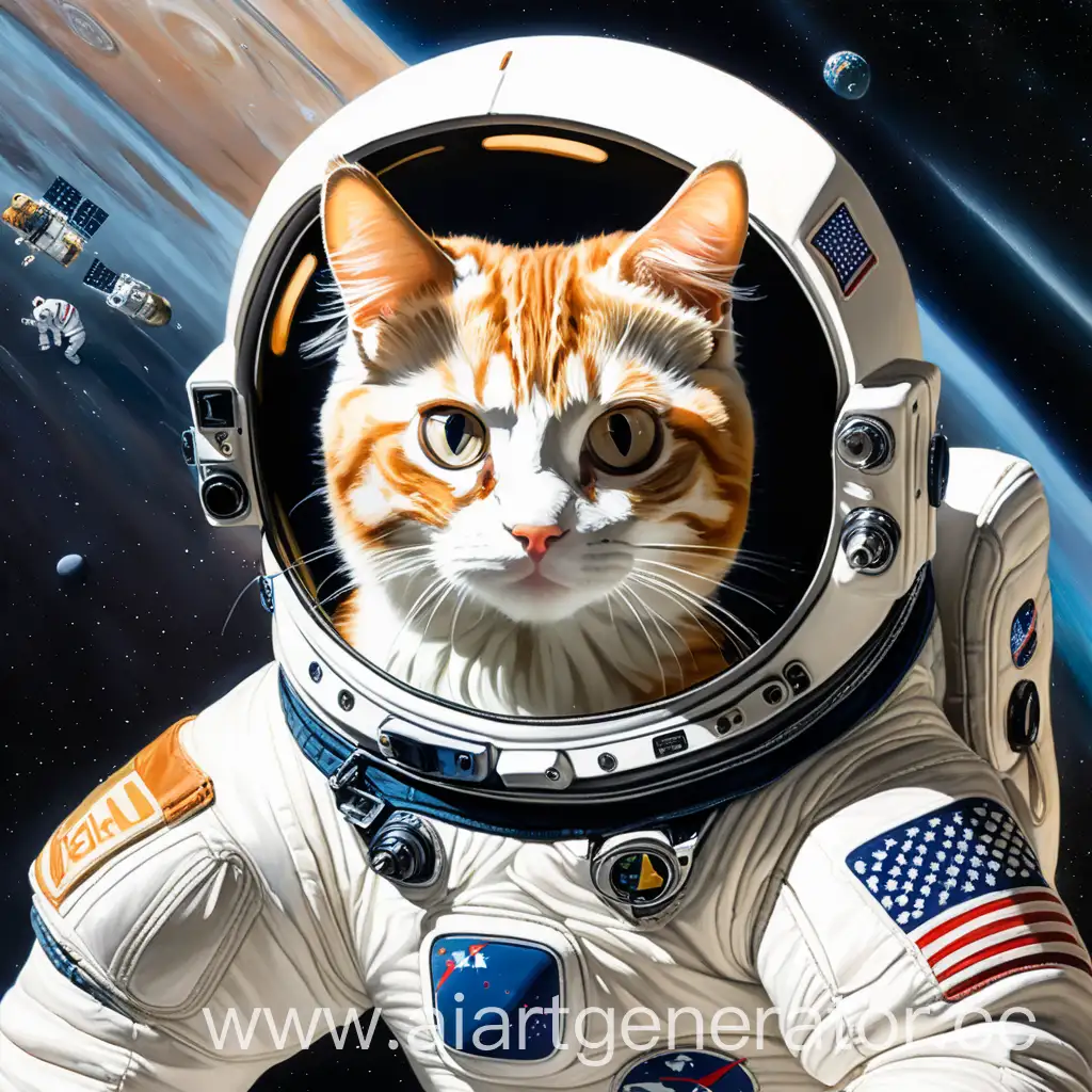 Adventurous-Cat-in-a-Space-Suit-Explores-Galactic-Wonders