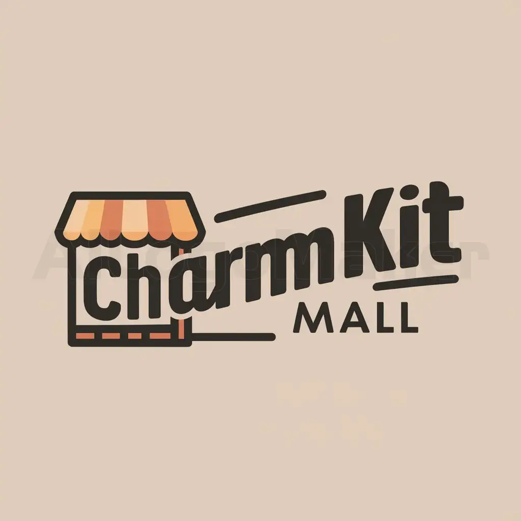 LOGO-Design-For-CharmKit-Mall-Elegant-Store-Emblem-on-Clear-Background