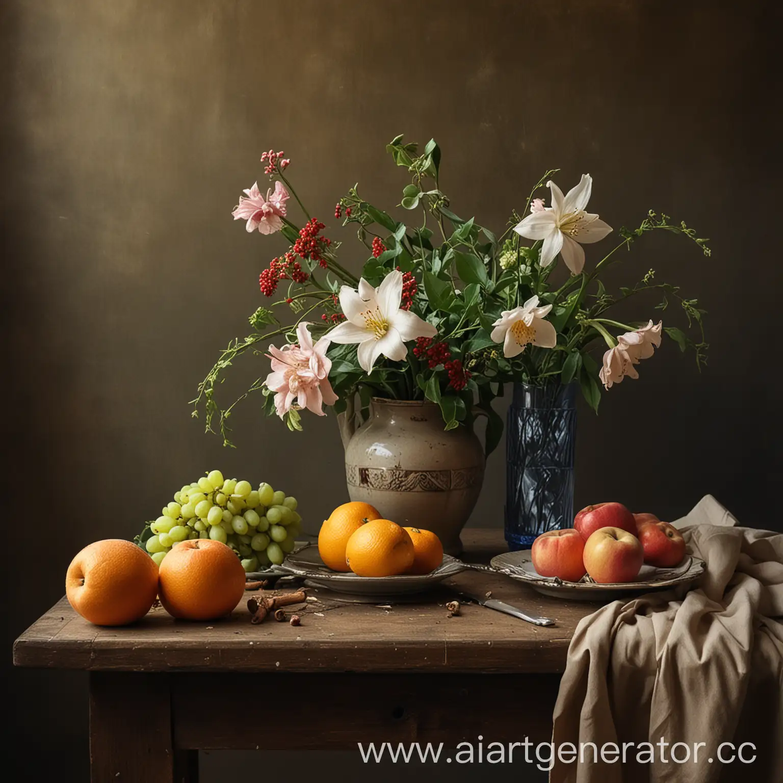 Vibrant-Floral-Arrangement-in-a-Rustic-Setting