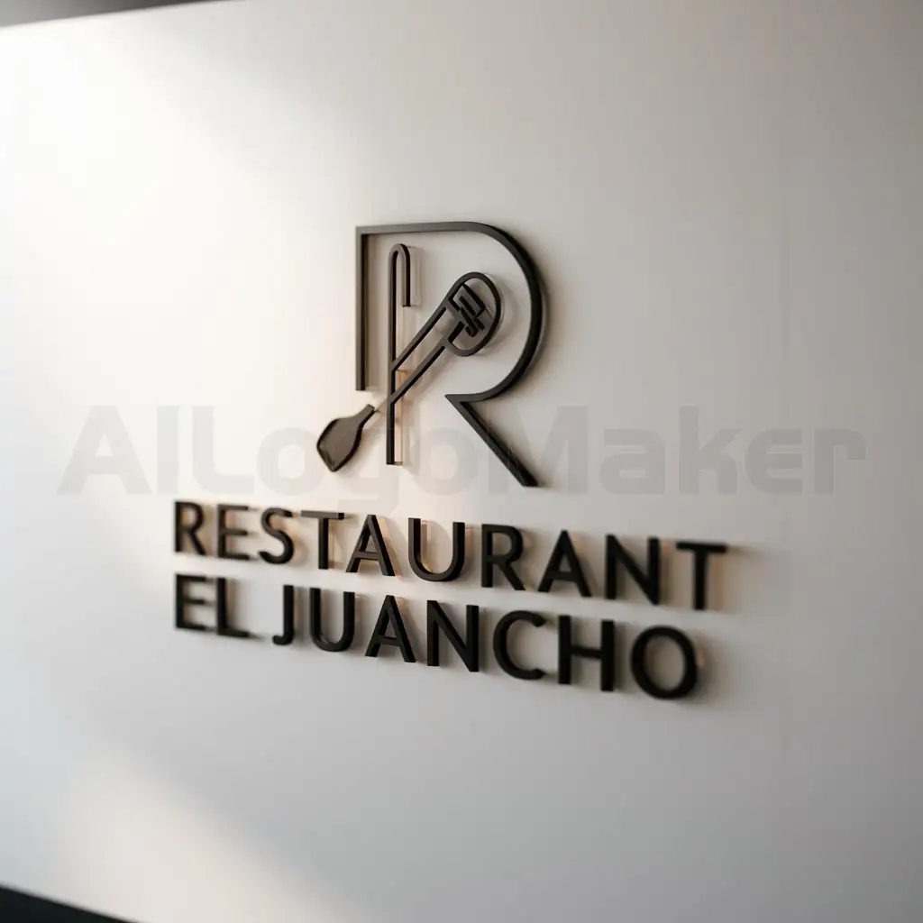 a logo design,with the text "restaurant el juancho", main symbol:restaurante,Moderate,clear background