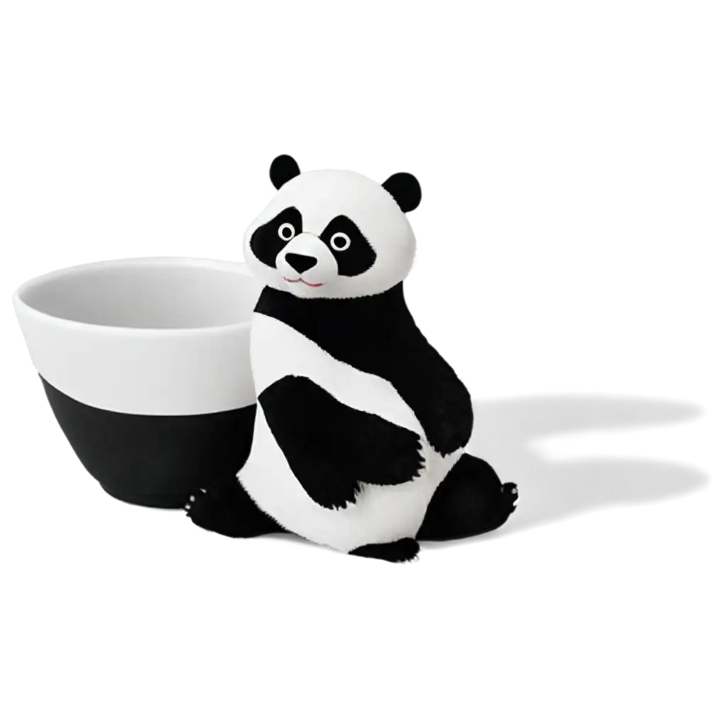 Exquisite Panda Cups PNG Image Creation for Enchanting Visuals | PNG Prompt