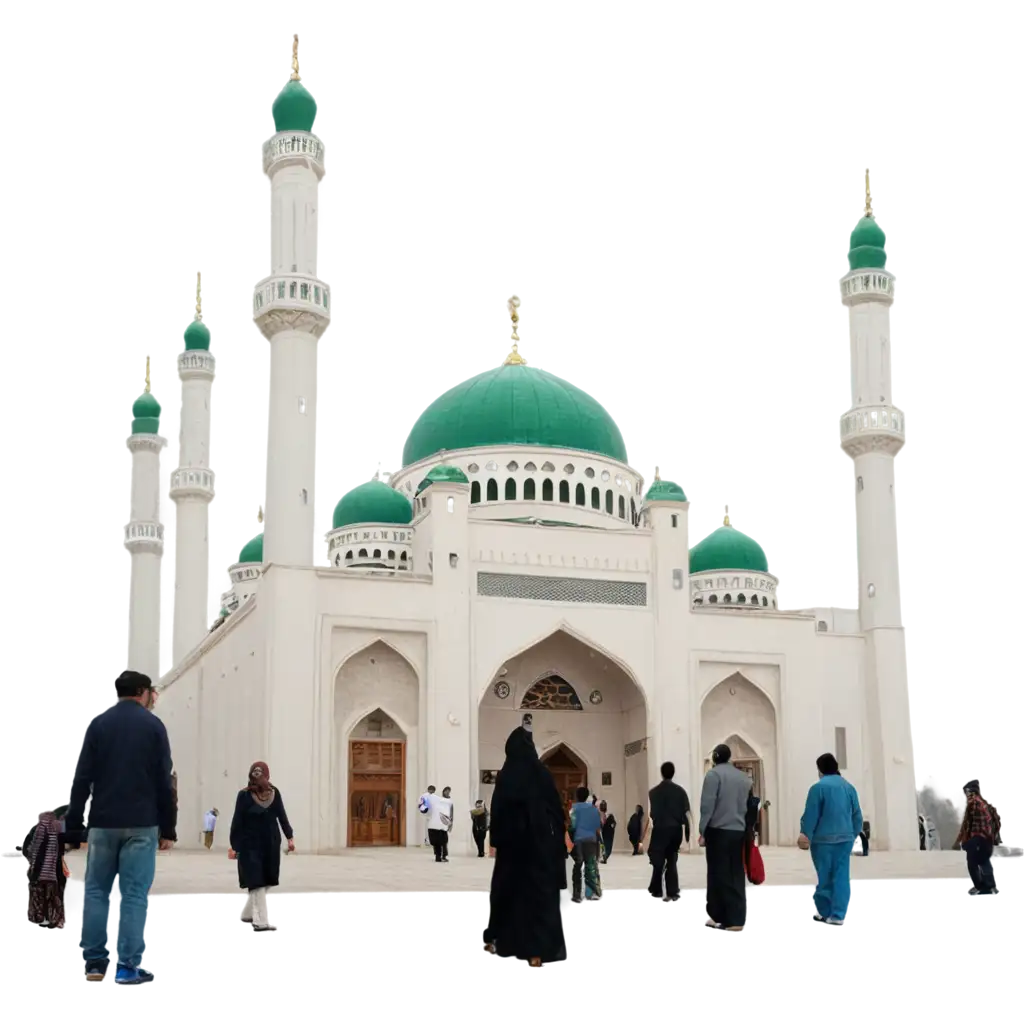 people go to the mosque
