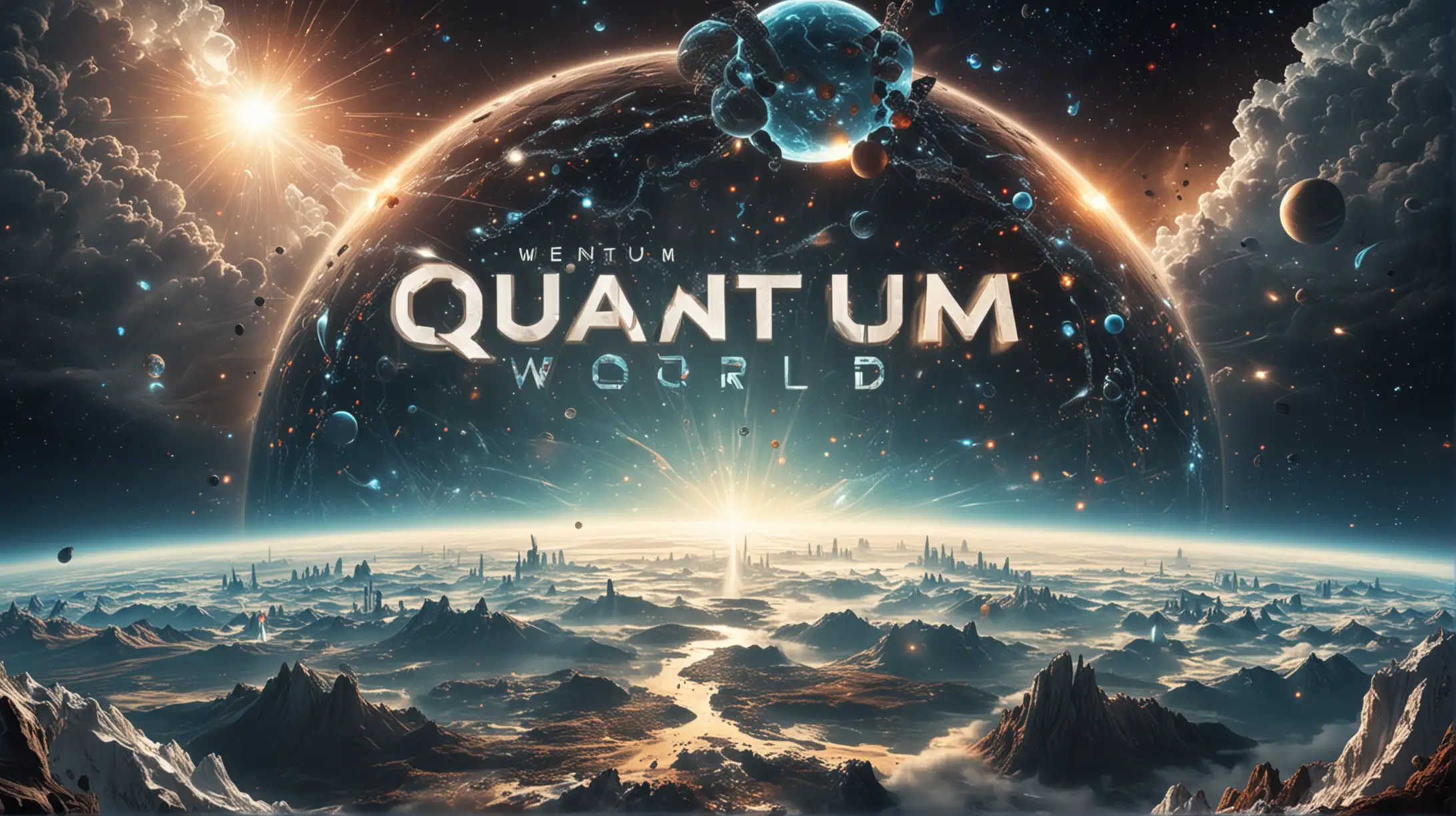 poster of quantum world