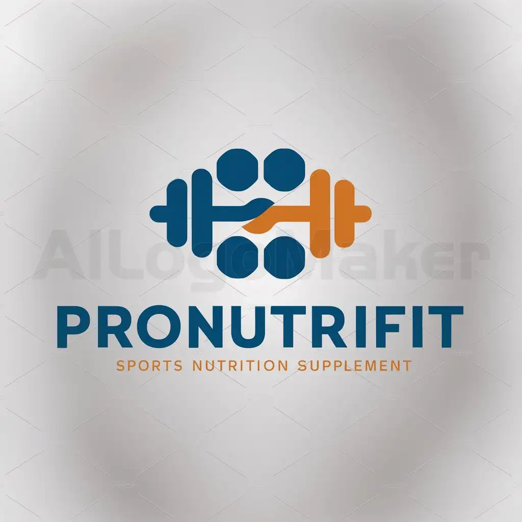 a logo design,with the text "ProNutriFit", main symbol:create a logo for a sports nutrition supplement brand,Moderate,clear background