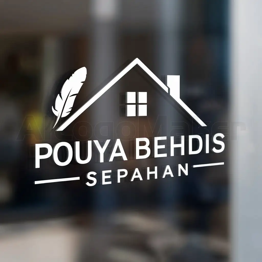 a logo design,with the text "Pouya Behdis Sepahan", main symbol:home service logo,Moderate,clear background