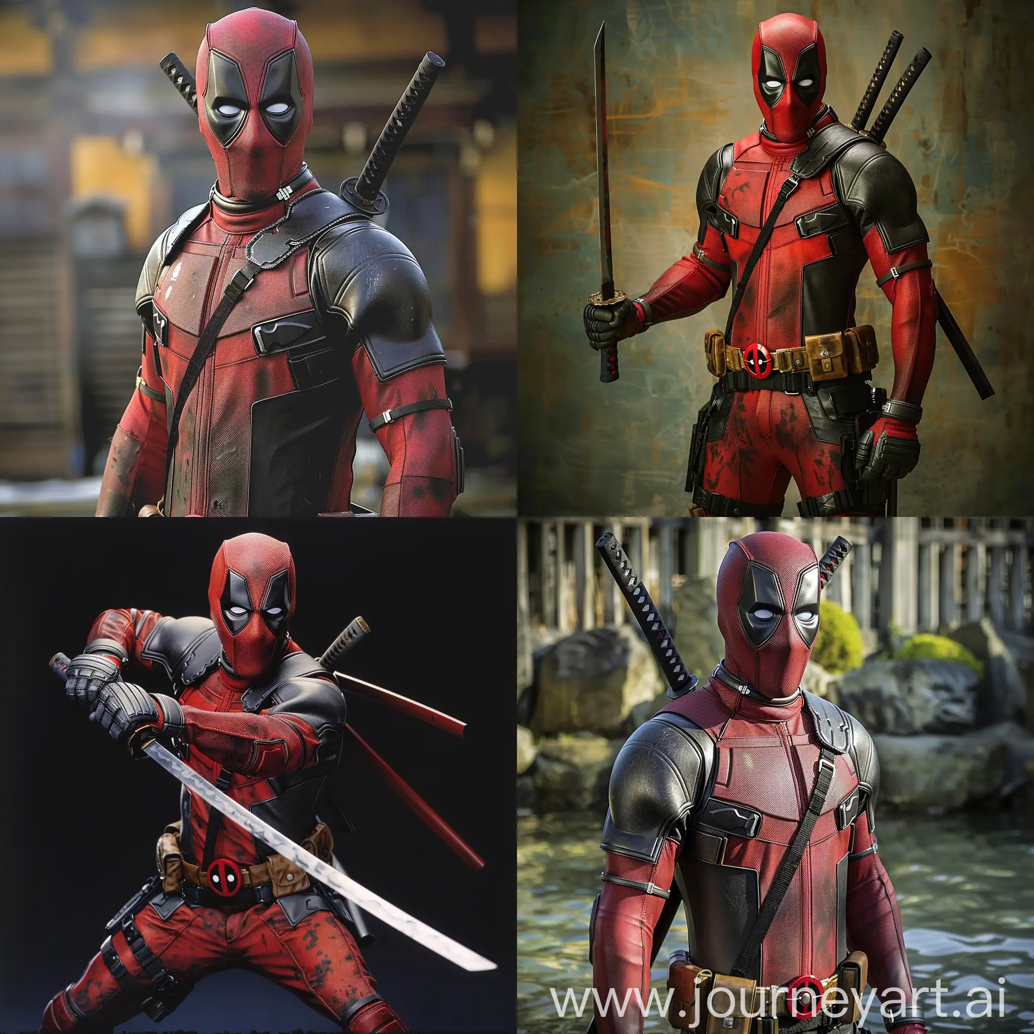 Deadpool-with-Samurai-Sword-in-Action