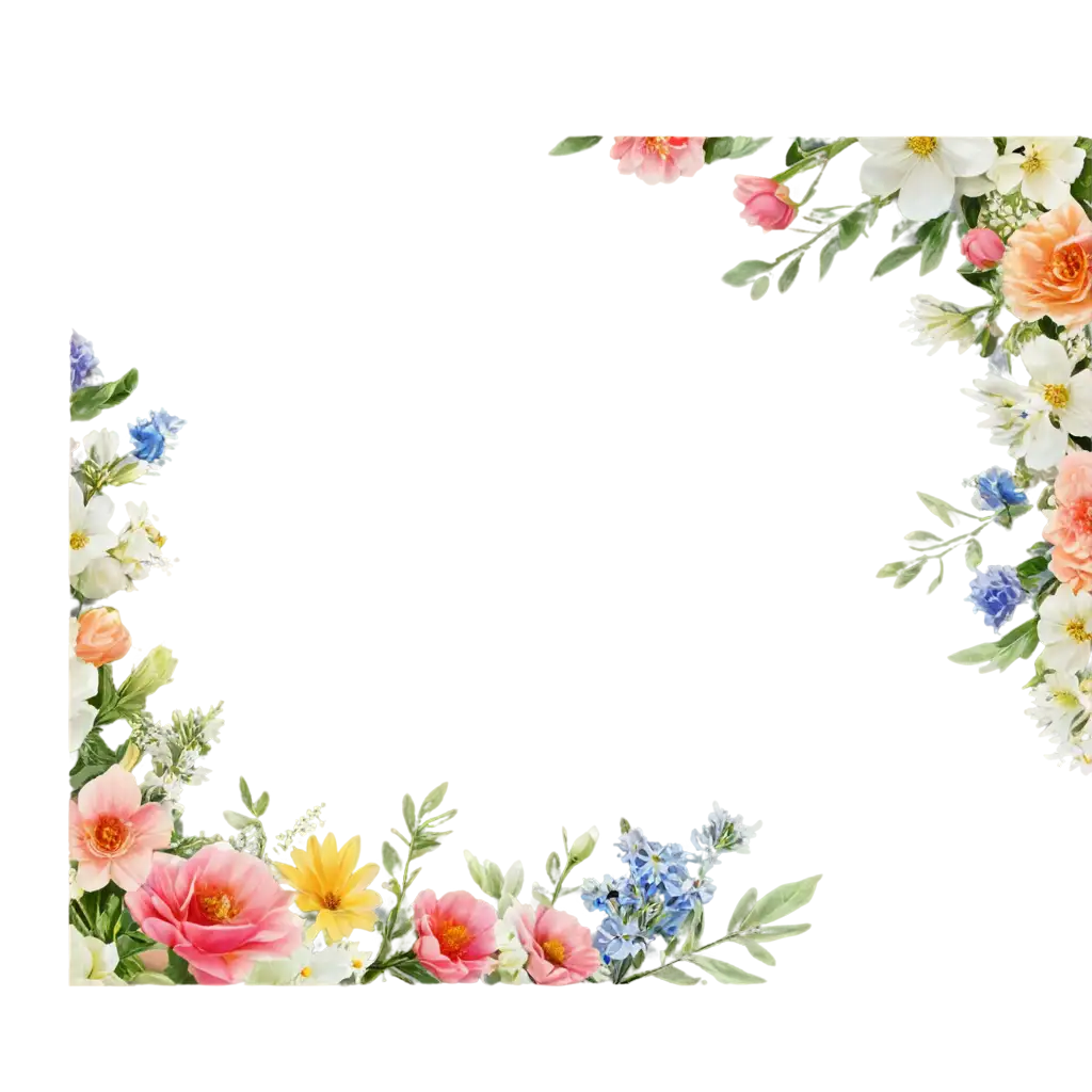 Exquisite-Floral-Corner-Frame-PNG-Elevate-Your-Designs-with-Intricate-Floral-Elements