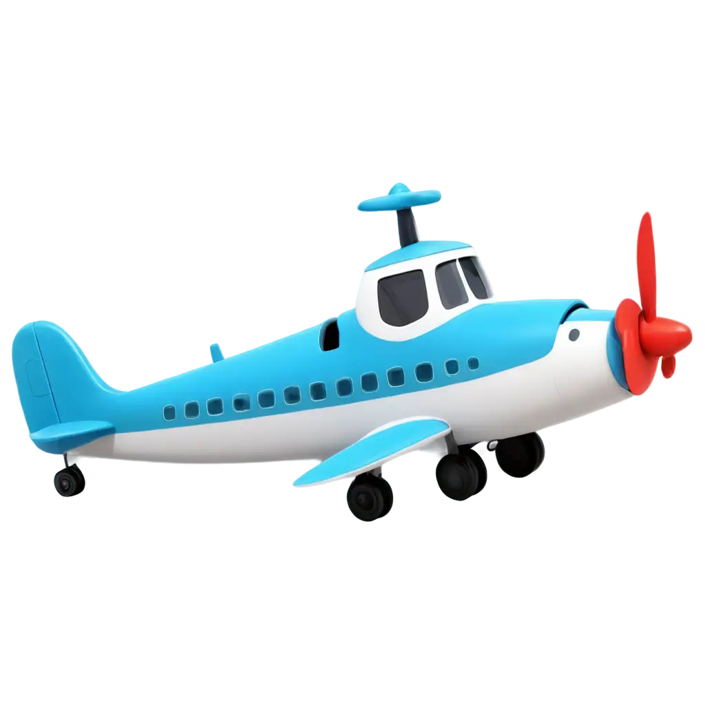 3D-Cartoon-Plane-Train-and-Boat-PNG-Image-Vibrant-and-Playful-Transportation-Illustration