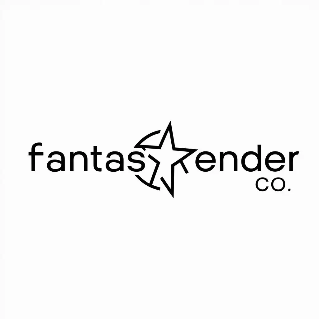 a logo design,with the text "FantasyRender Co.", main symbol:star planet,Minimalistic,be used in Internet industry,clear background