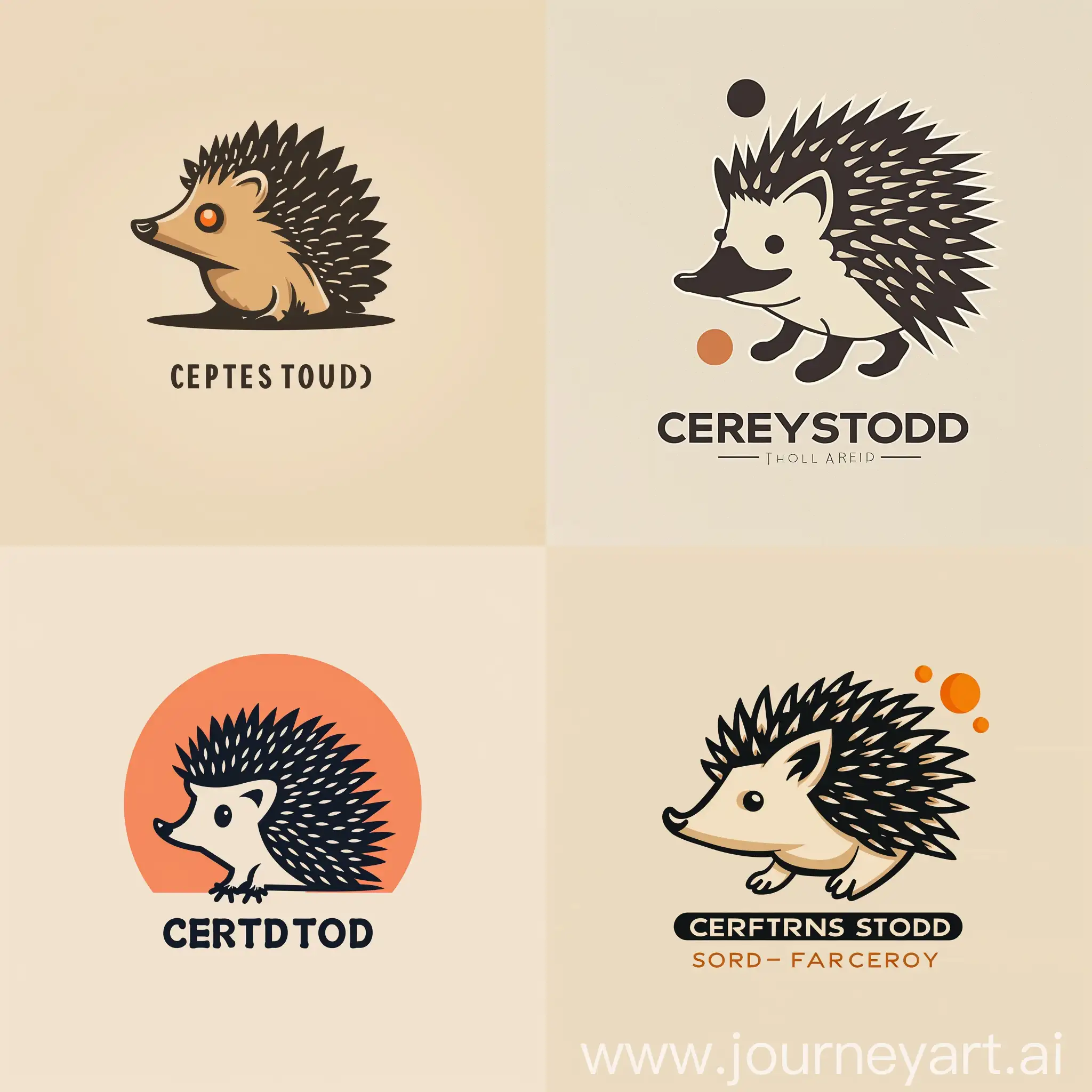 Minimalist-Hedgehog-Logo-Design-for-Creative-Studio