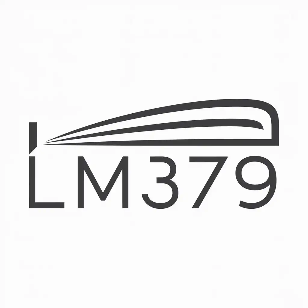 a logo design,with the text "lm379", main symbol:computer,Moderate,be used in Technology industry,clear background