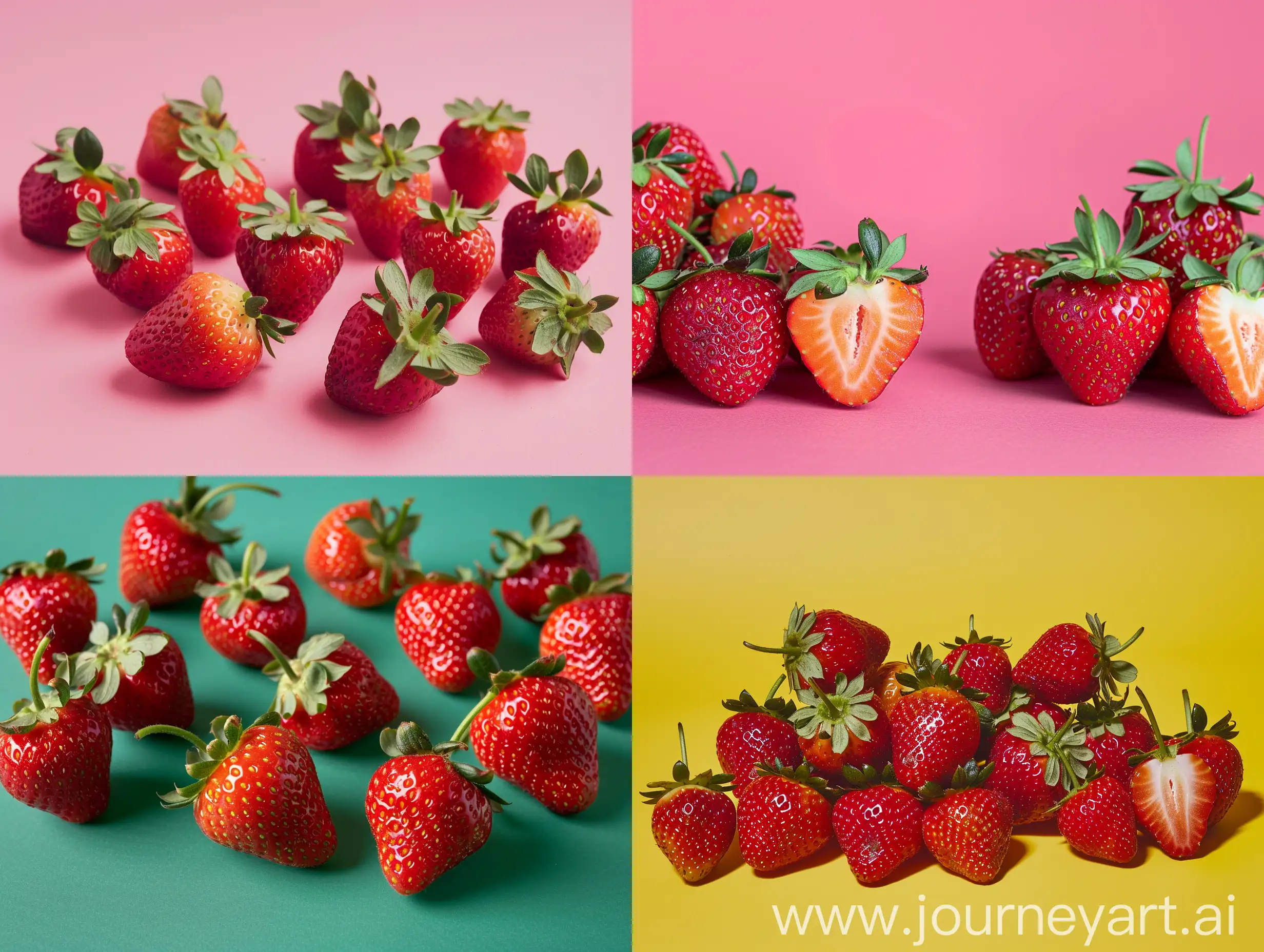Vibrant-Strawberry-Studio-Photography-with-Playful-Fruits