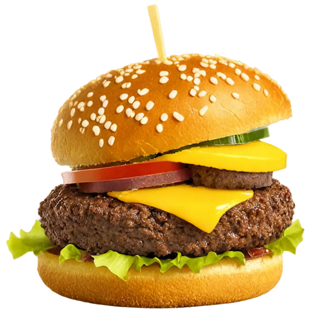 Delicious-Burger-PNG-CravingWorthy-Visuals-for-Food-Blogs-and-Menus
