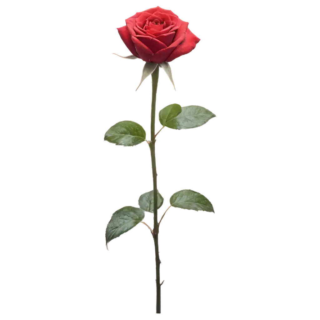 Stunning-PNG-Image-of-a-Rose-in-Front-View-Enhance-Your-Visual-Content-with-HighQuality-Clarity