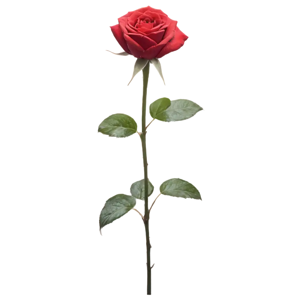 Stunning PNG Image of a Rose in Front View Enhance Your Visual Content ...