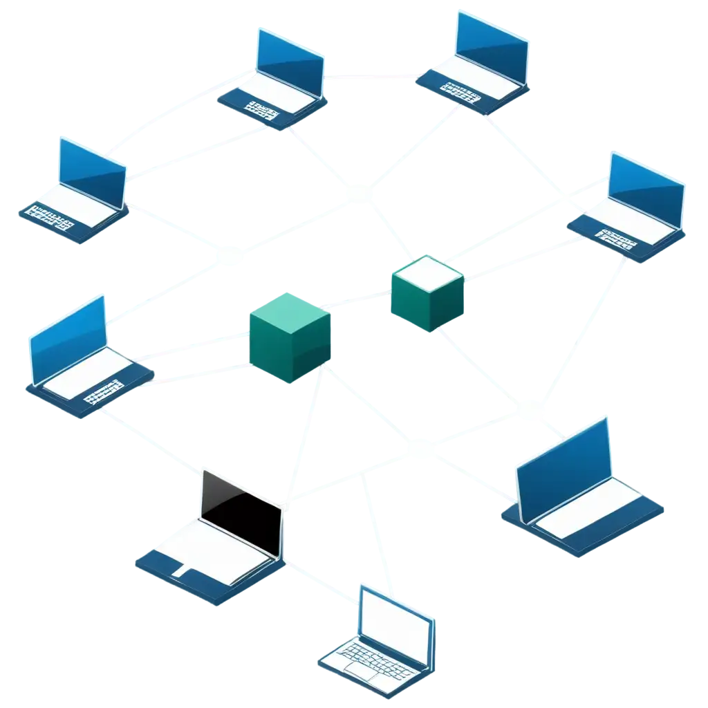 Computer network campus area network drawing